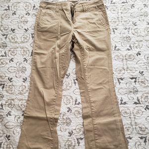 Womens Khaki boot cut pants